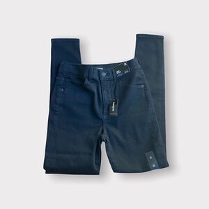 Express Skinny High Rise Jeans Black Sz 2R NWT